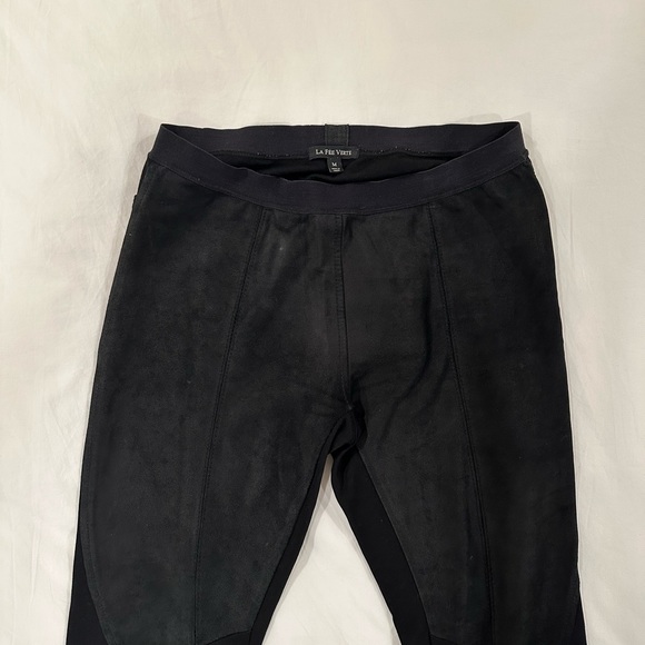 Real Suede and stretch leggings size M. Gently worn. - Picture 3 of 3